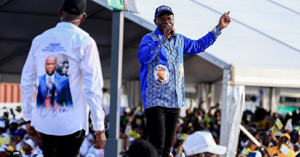 Coup Leader Is Favored in Gabon Election After Ruling Family’s Fall