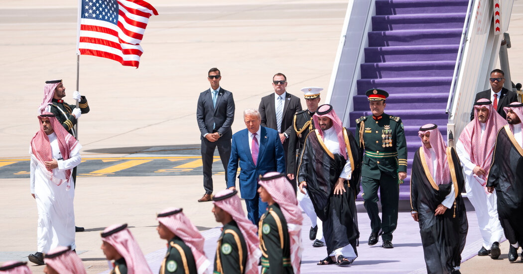 Arabia Saudita recibe a Trump con toda la opulencia y el lujo de la realeza
