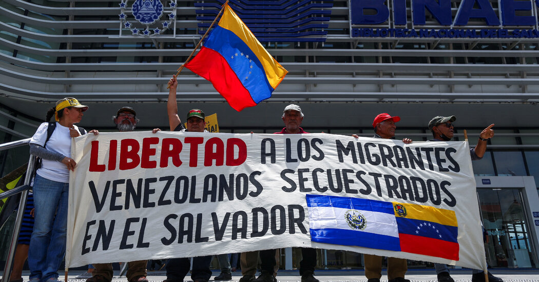El Salvador Put Trump Deportees Behind Bars. Now Their Families are Suing.